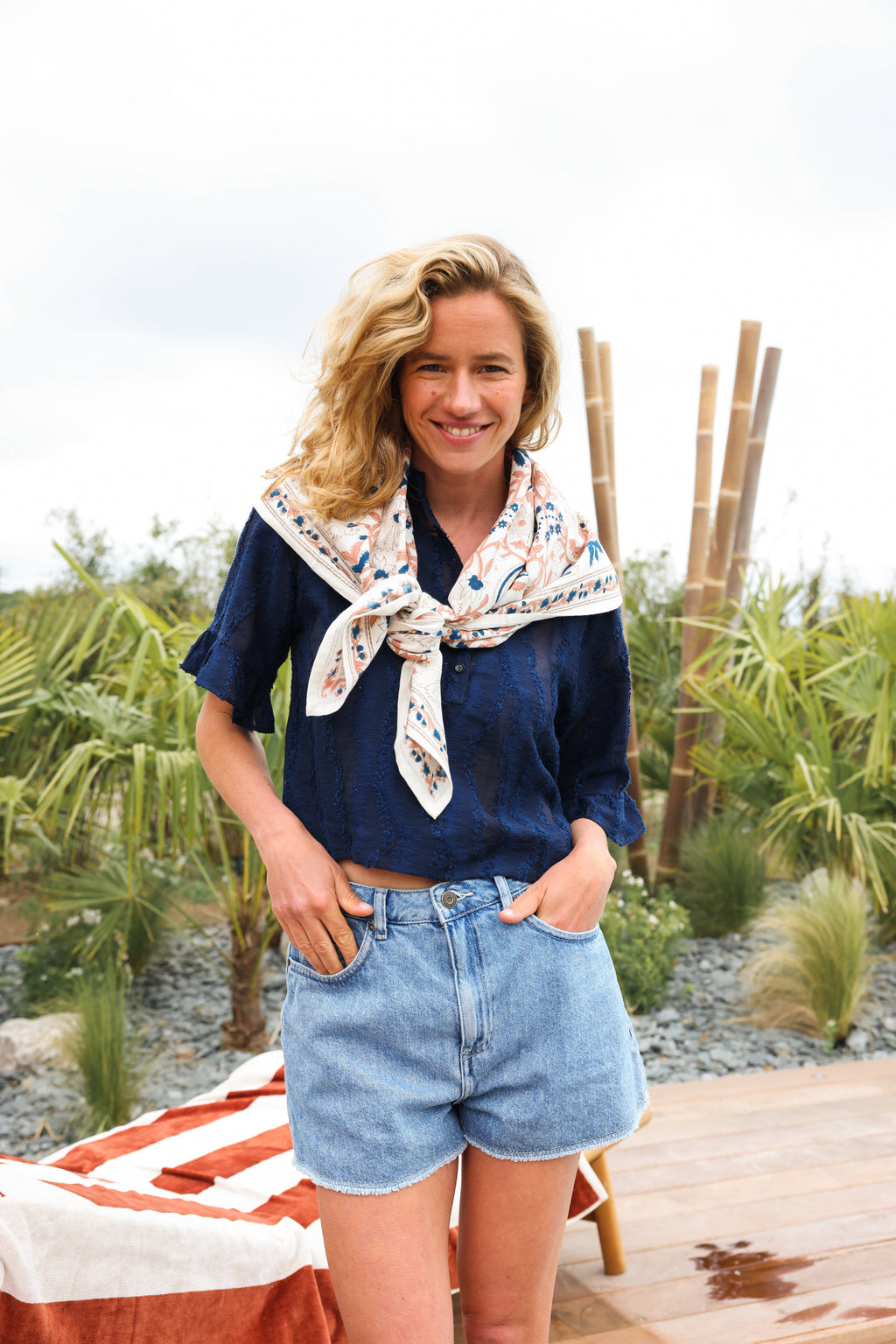 Foulard Adulte Delhi Prusse