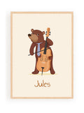 Affiches Personnalisées - Animaux Musiciens