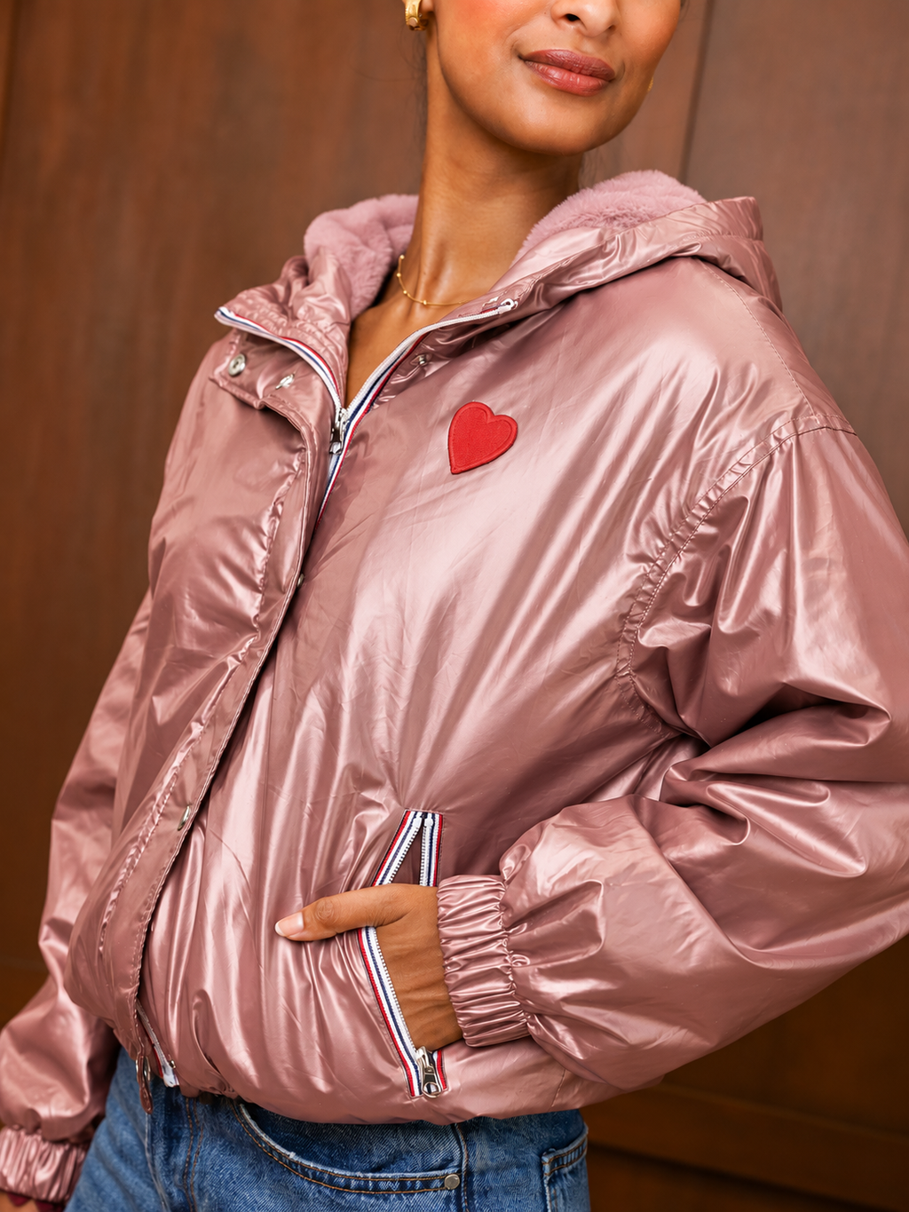 Parka Carine - Rose