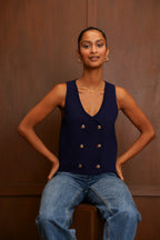 Gilet Maureen - Marine