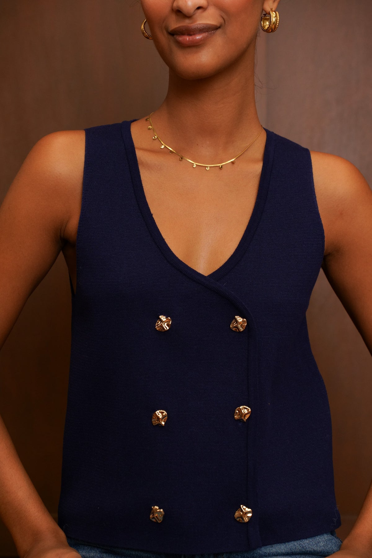 Gilet Maureen - Marine