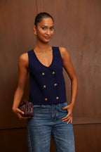 Gilet Maureen - Marine