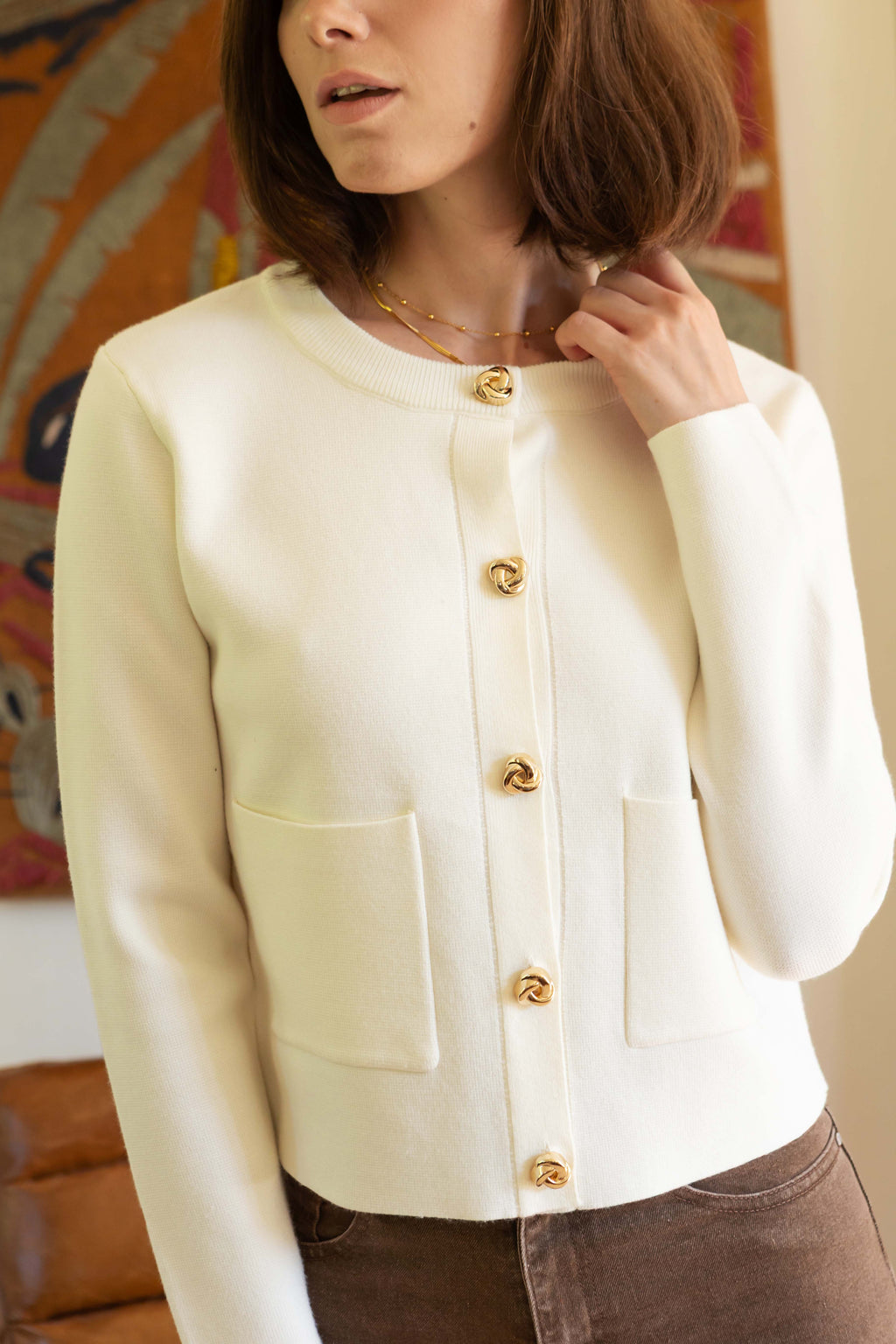Gilet Juliette - Blanc