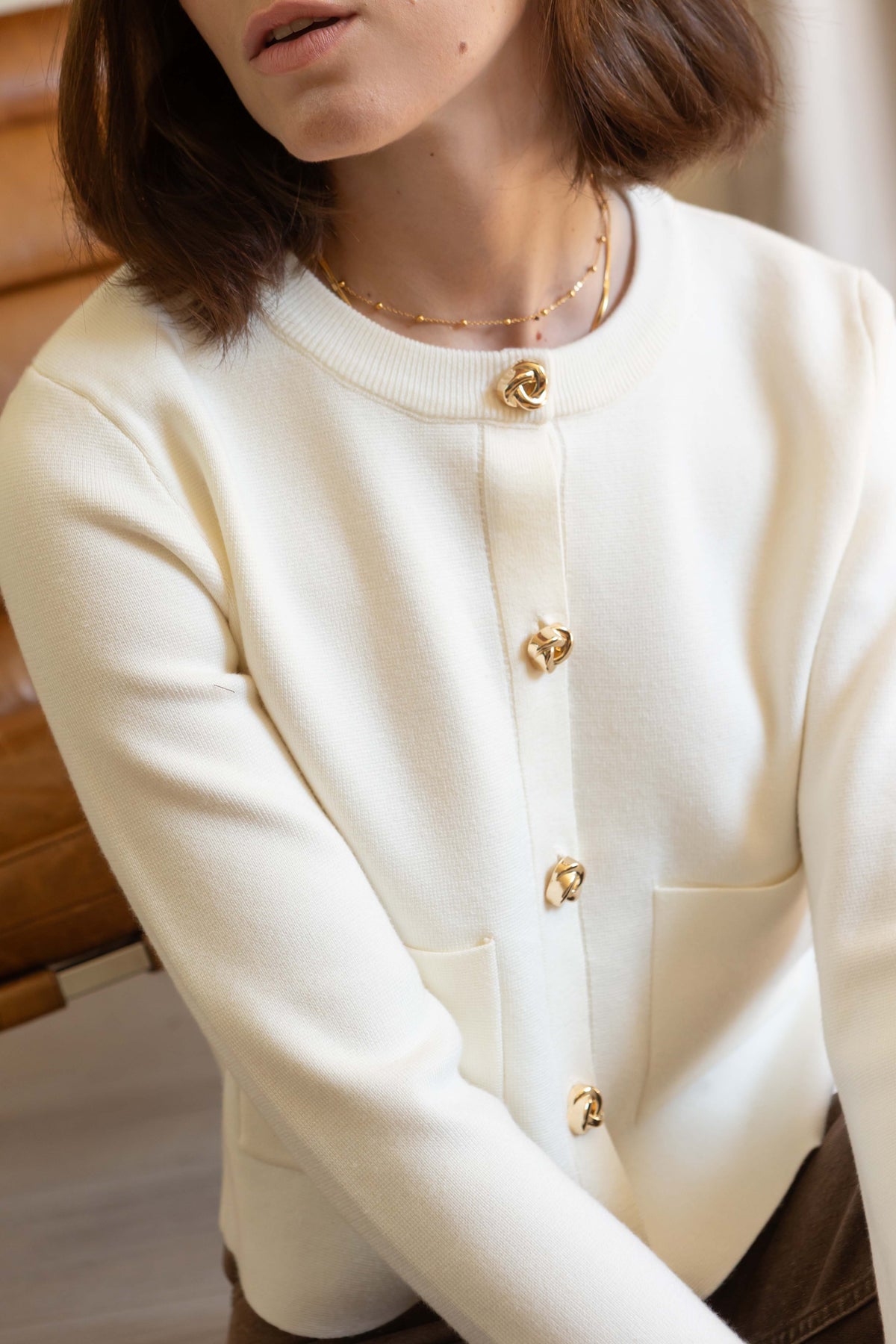 Gilet Juliette - Blanc