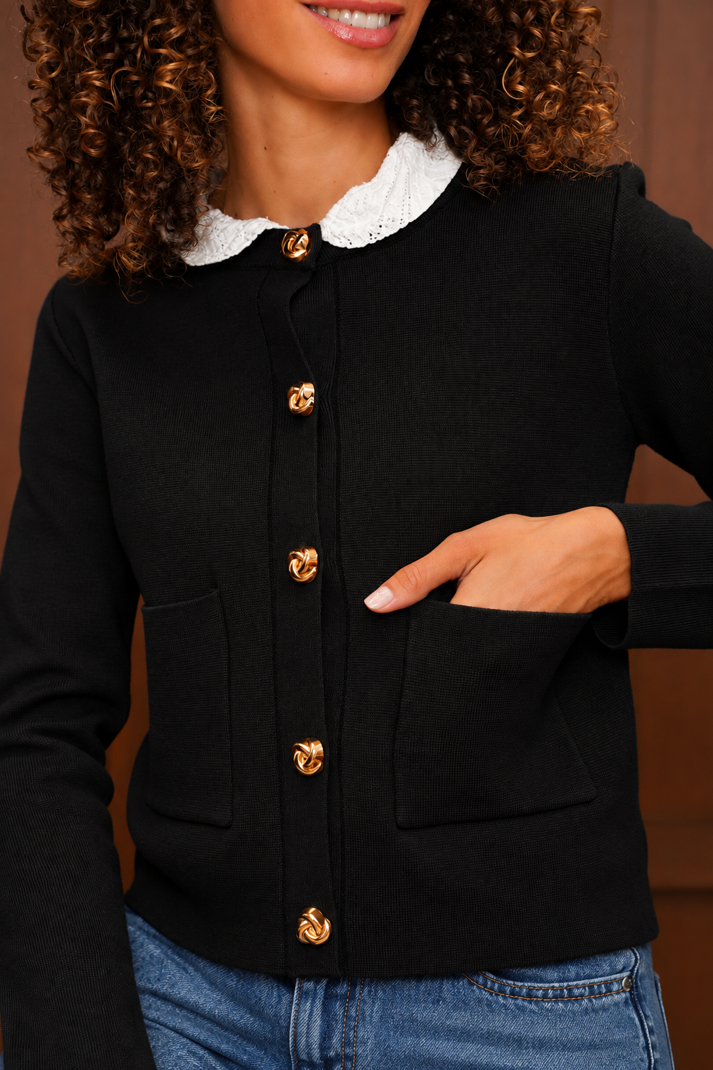 Gilet Juliette - Noir