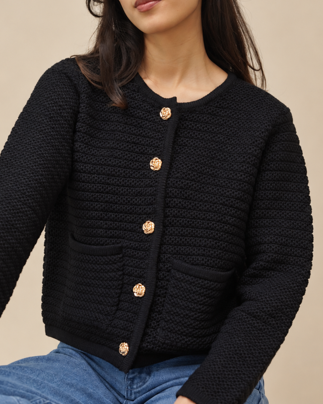 Gilet Blandine - Noir