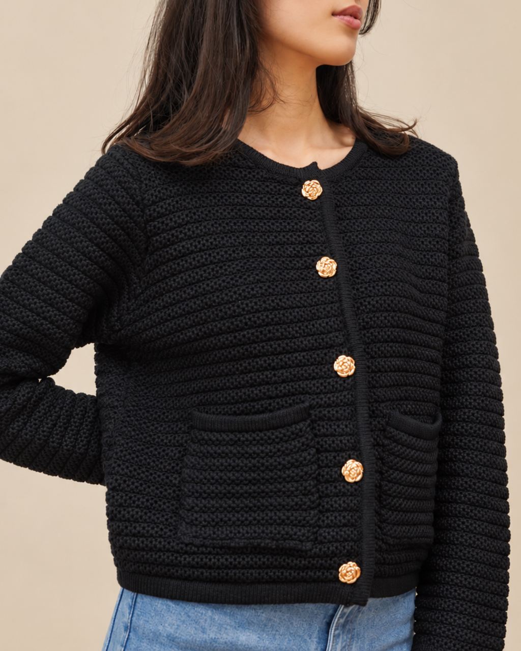 Gilet Blandine - Noir
