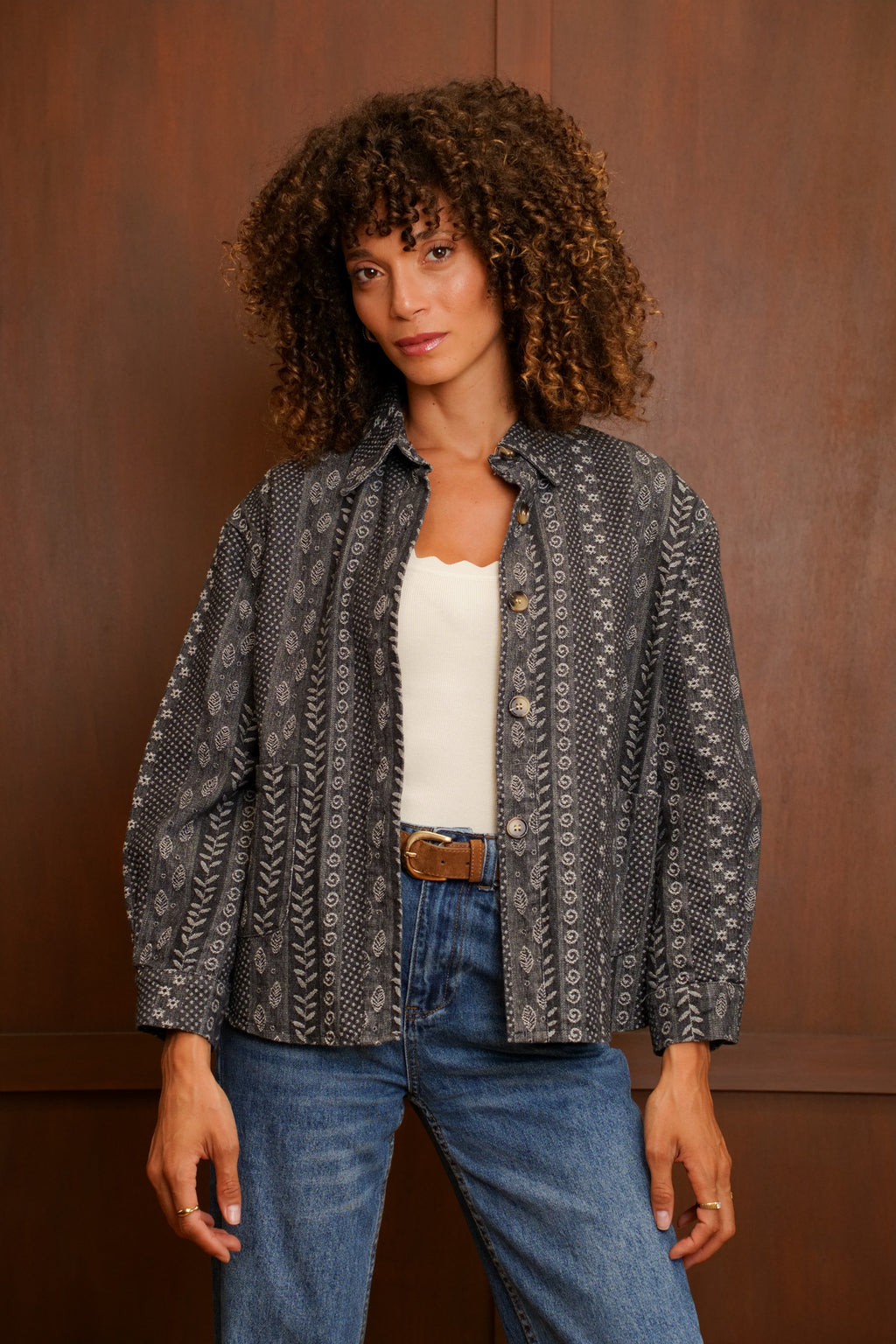 Veste Charlize - Bleu (Gris)