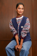 Gilet Coralie - Marine