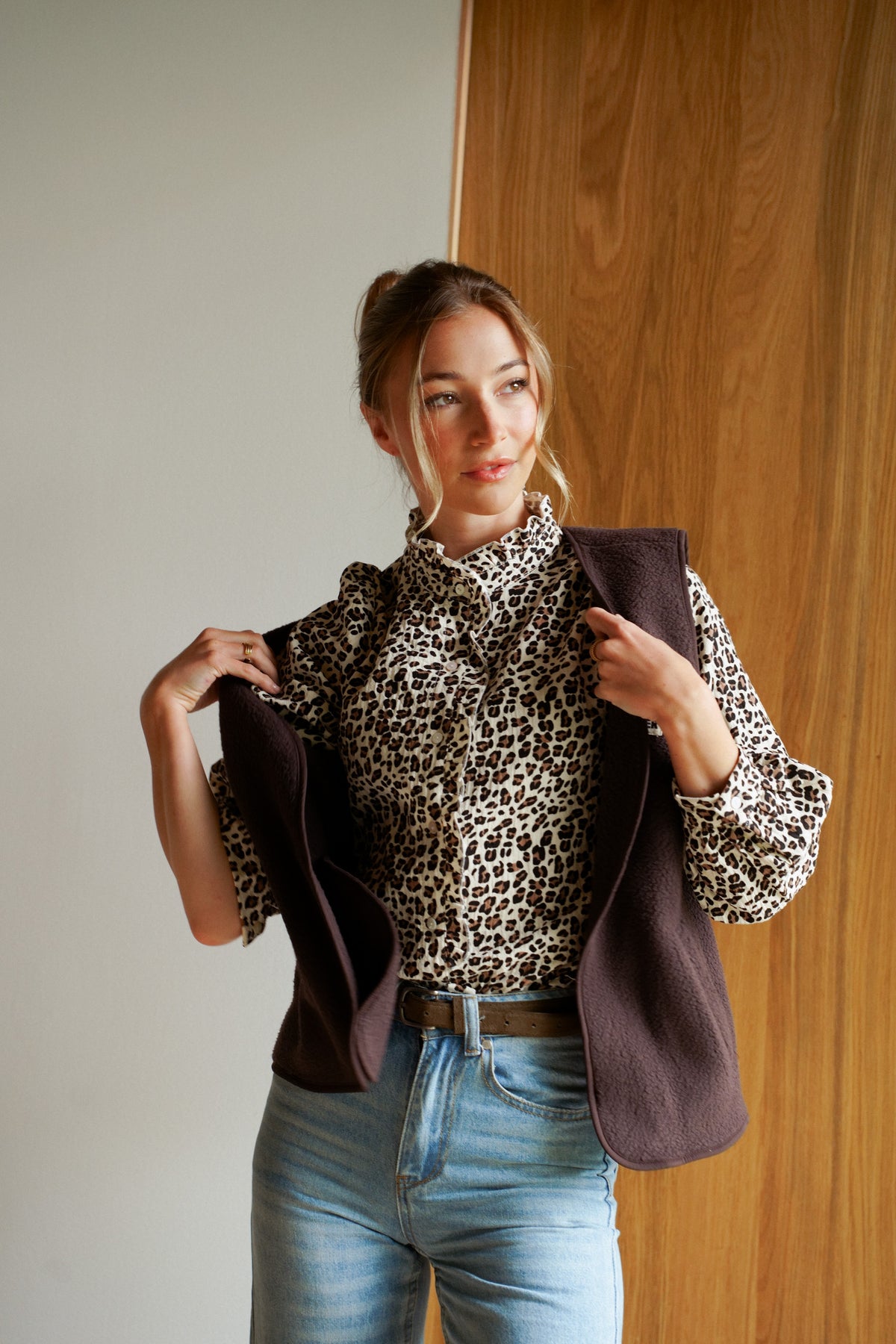 Gilet Coralie - Marron