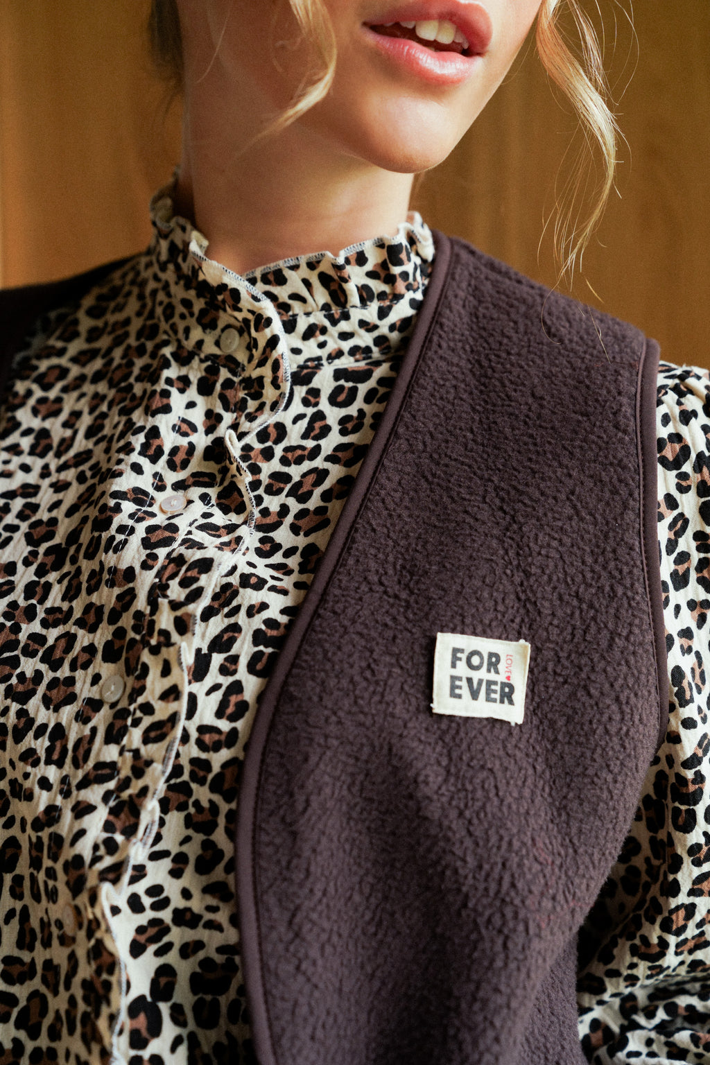 Gilet Coralie - Marron