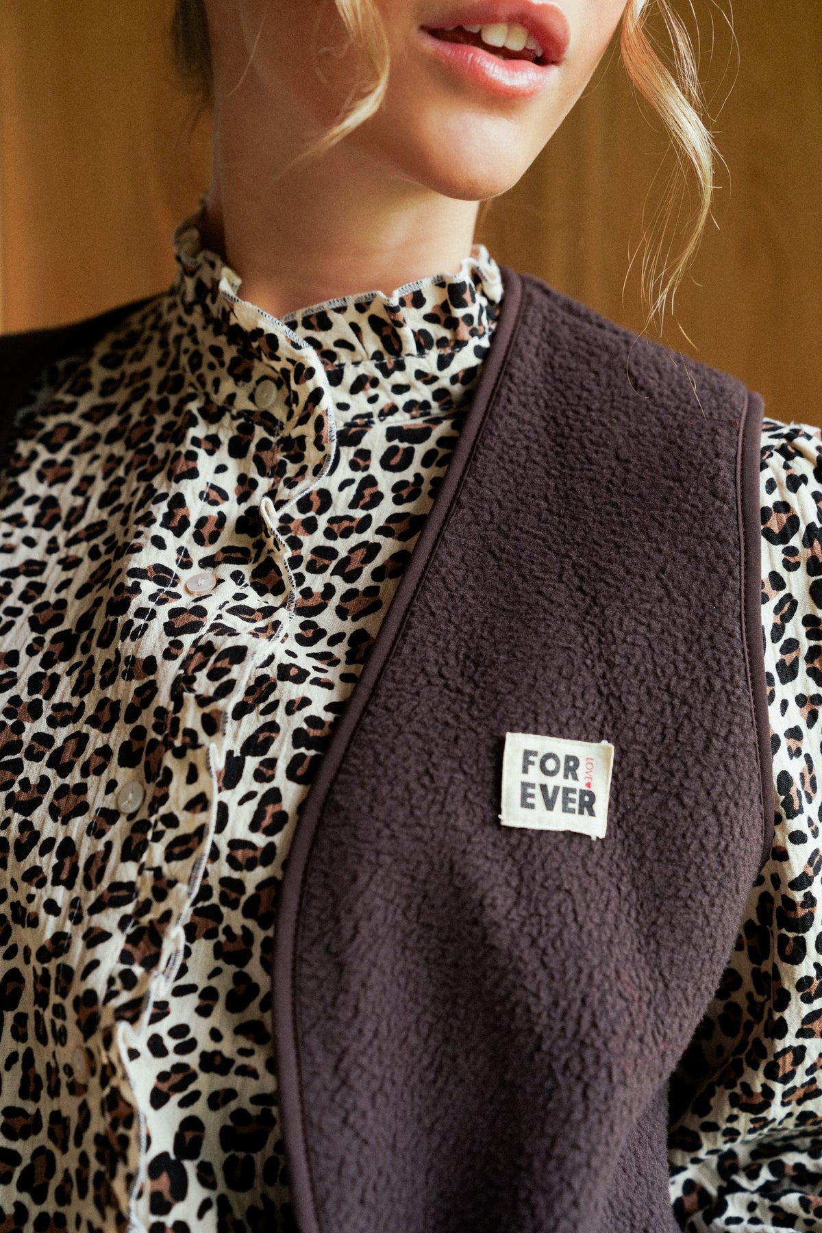 Gilet Coralie - Marron
