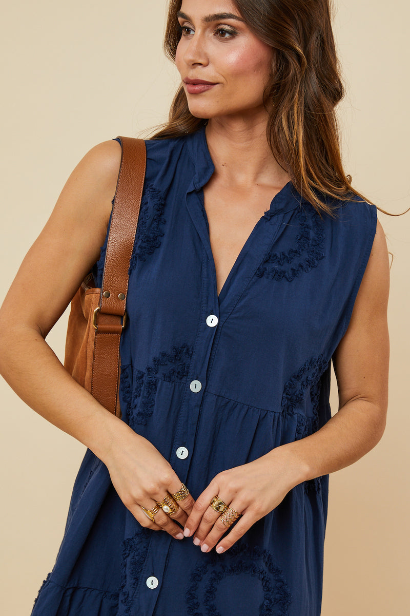 Vestido - Azul marino