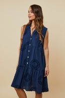 Vestido - Azul marino