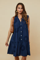 Vestido - Azul marino