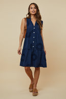 Vestido - Azul marino