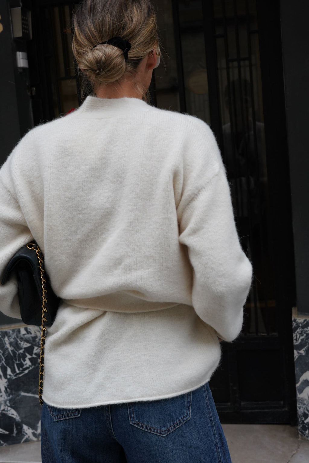 Lucien Ecru Kimono Vest