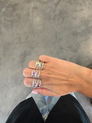 Bague Love Lila Plata