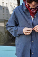 Surchemise Lou Rayure Marine