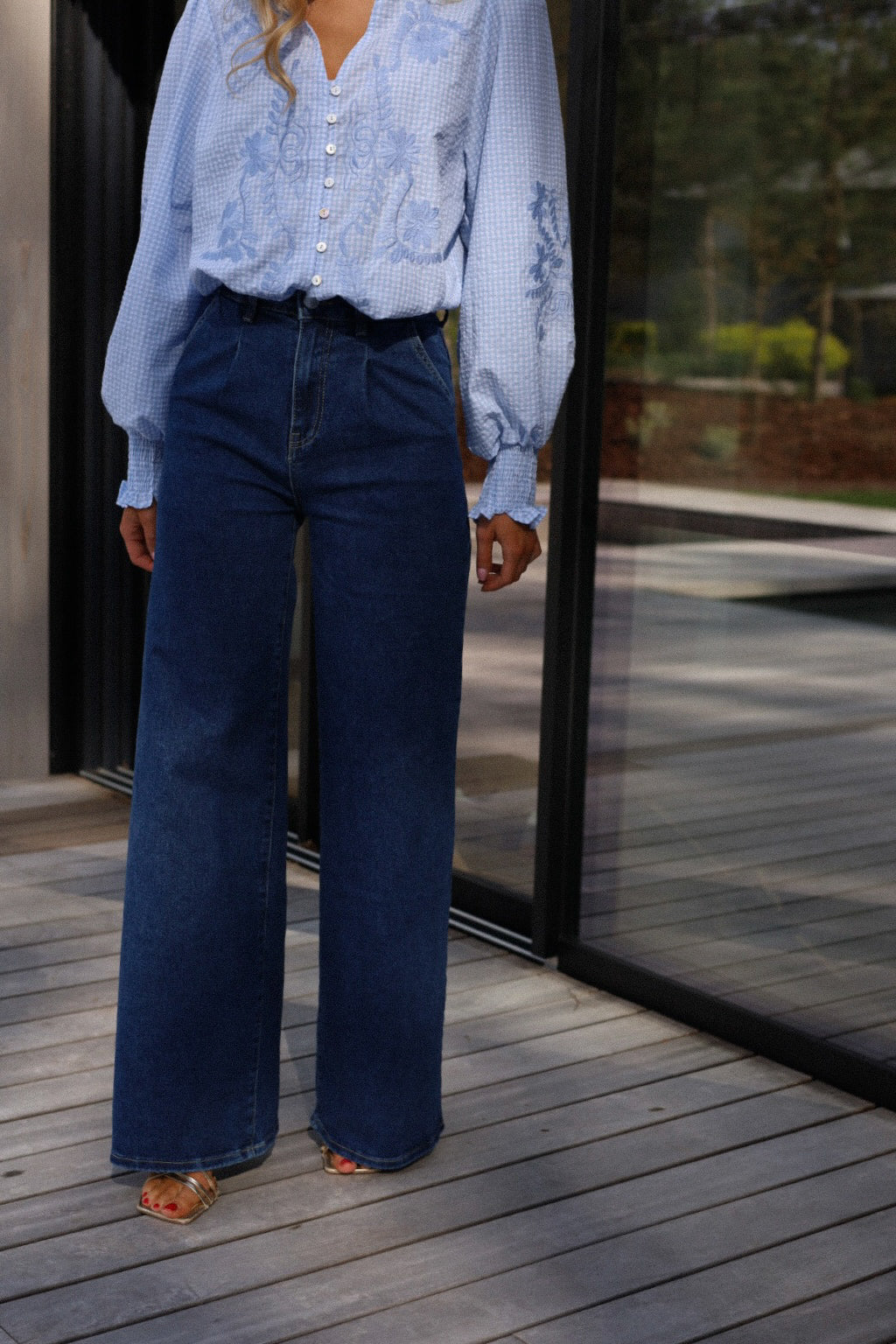 Lise Bleu - Straight Jeans