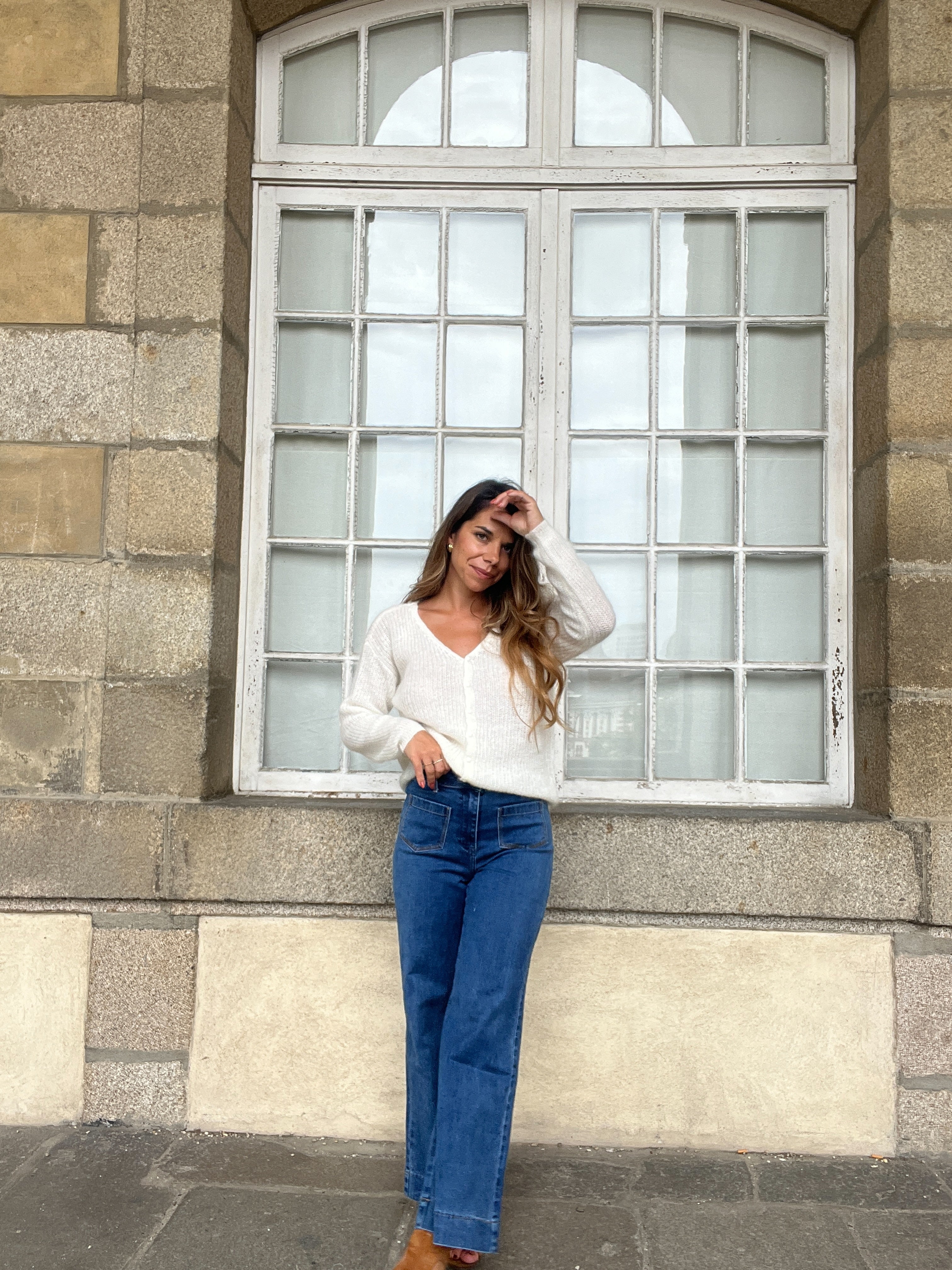 Alice White Wool Cardigan