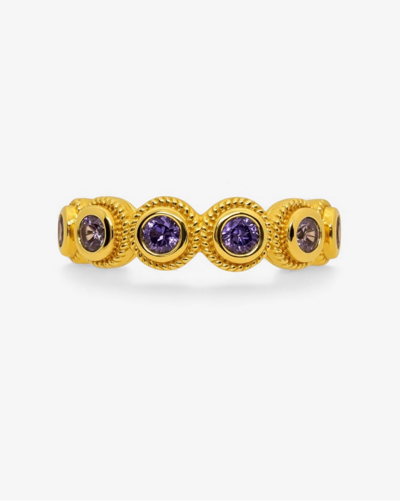 Bague Lágrima Lila