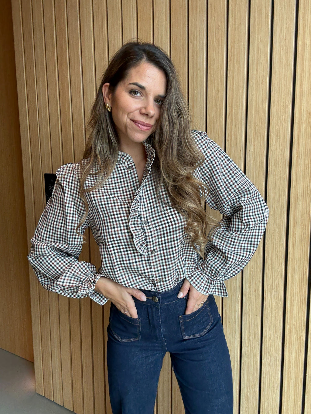 Blusa de cuadros Jeanne