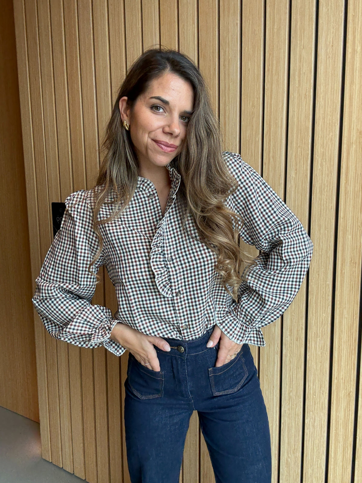 Blusa de cuadros Jeanne