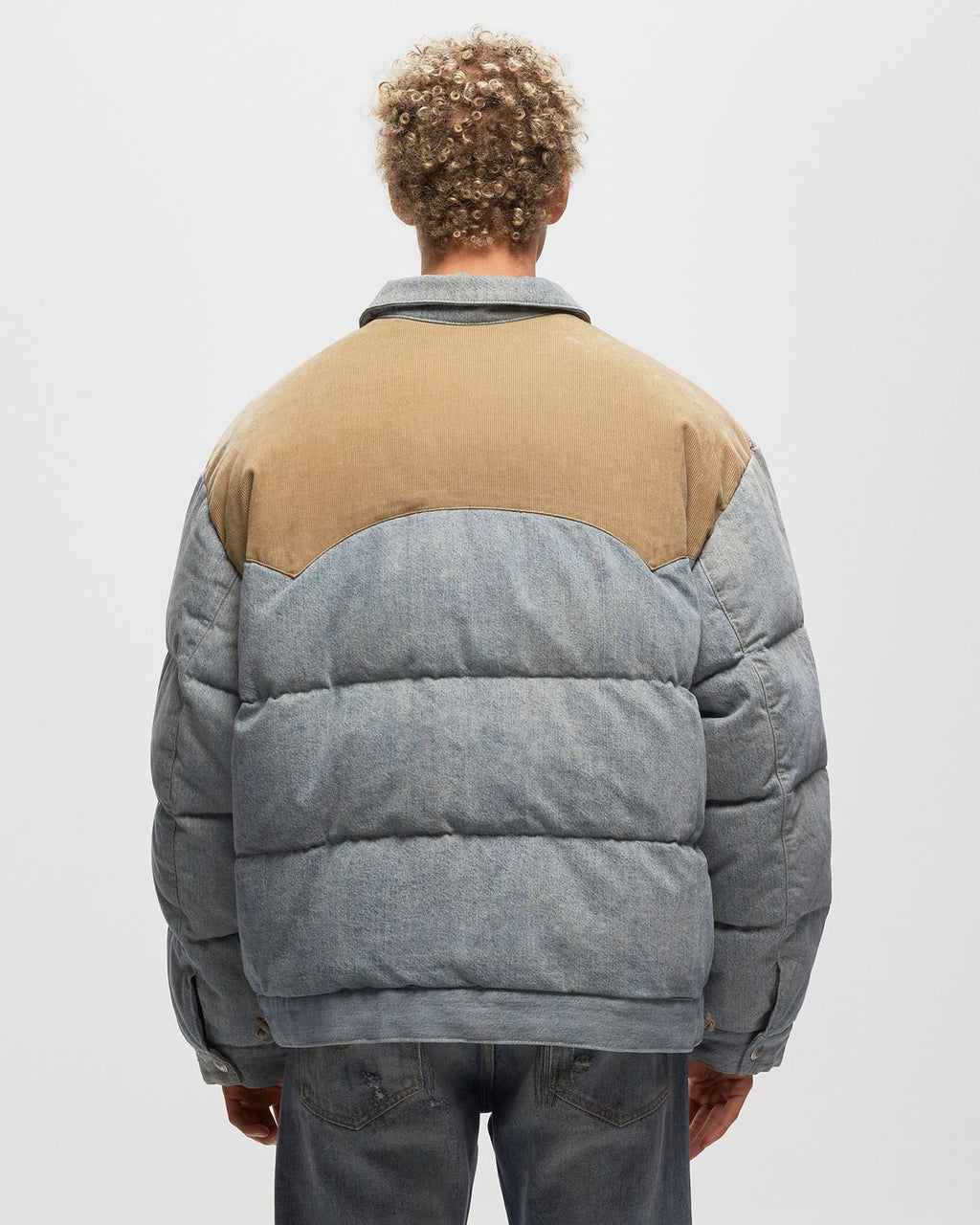 Levis X Clot Reversible Denim Puffer Tr