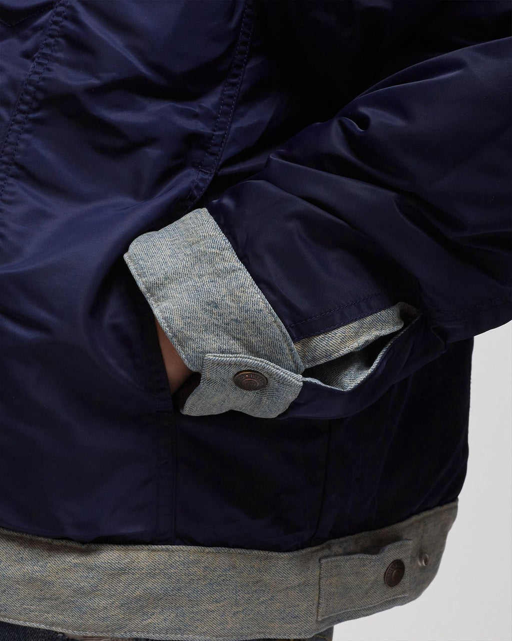 Levis X Clot Reversible Denim Puffer Tr