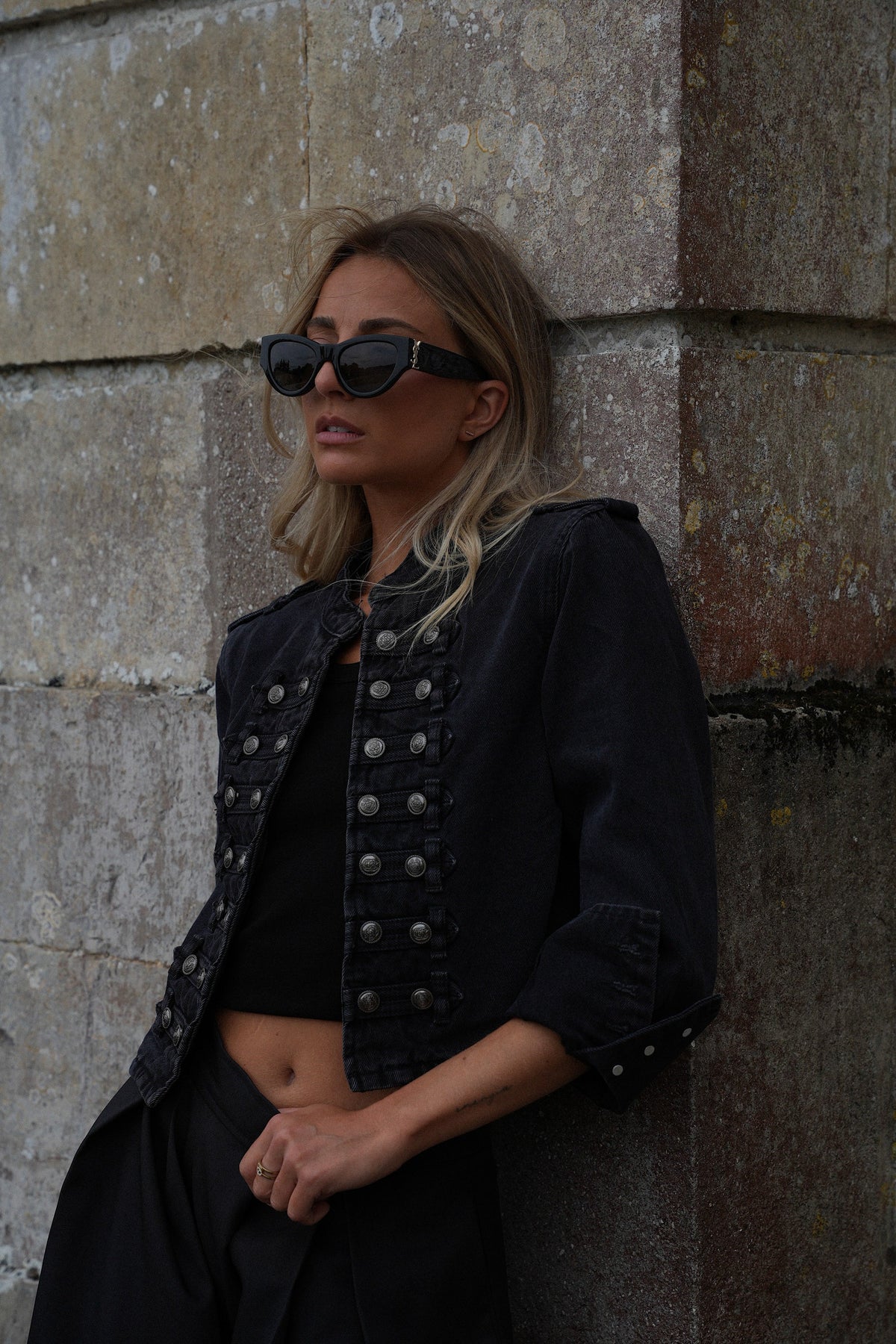 Chaqueta vaquera Léandre - Negra