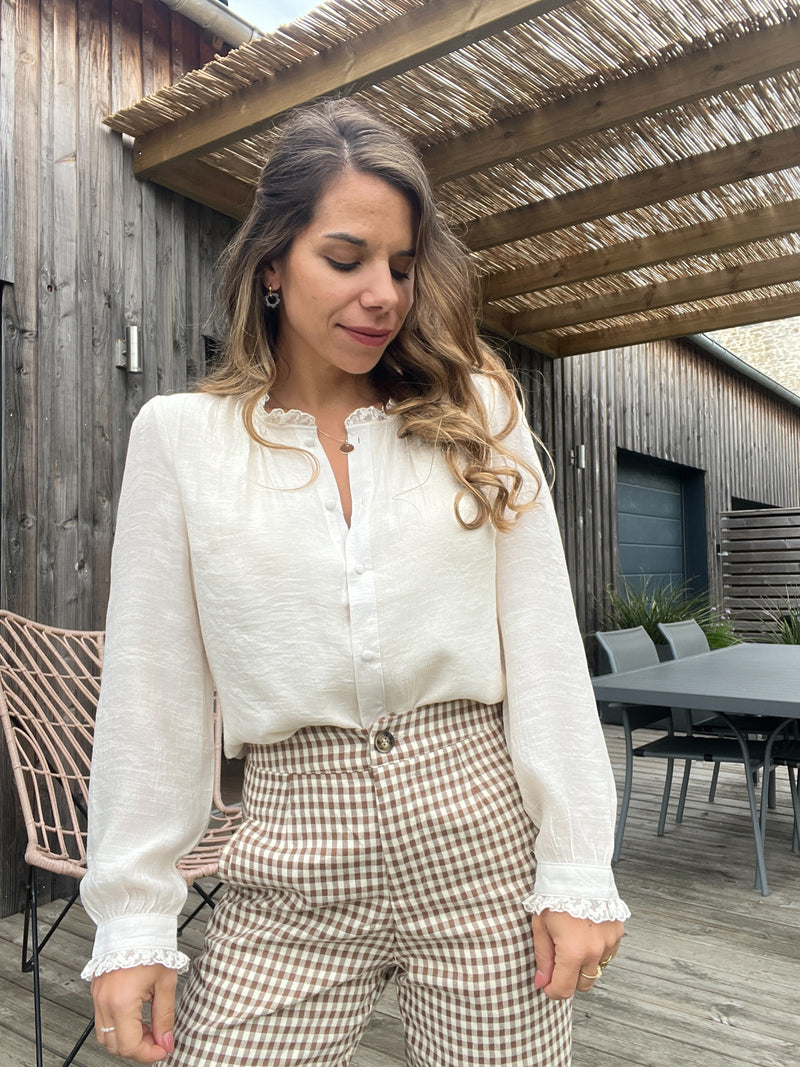 Blouse - Beige Catherine