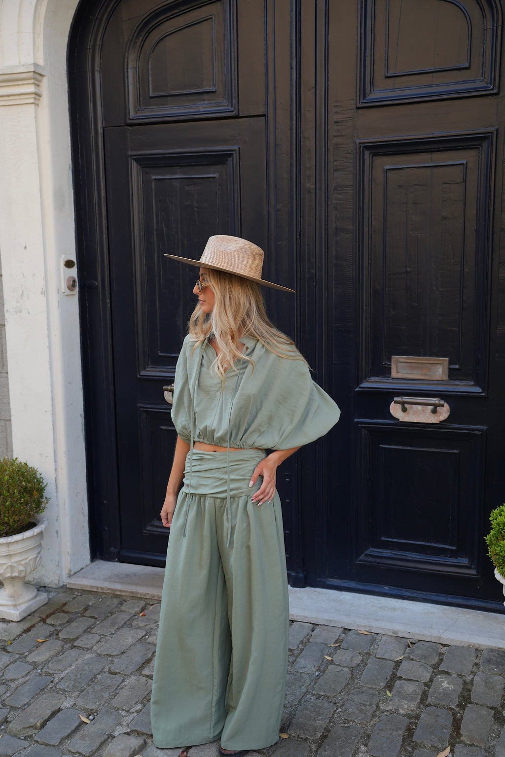 Pantalon Droit Maiane - Kaki