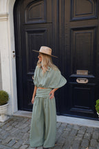 Pantalon Droit Maiane - Kaki