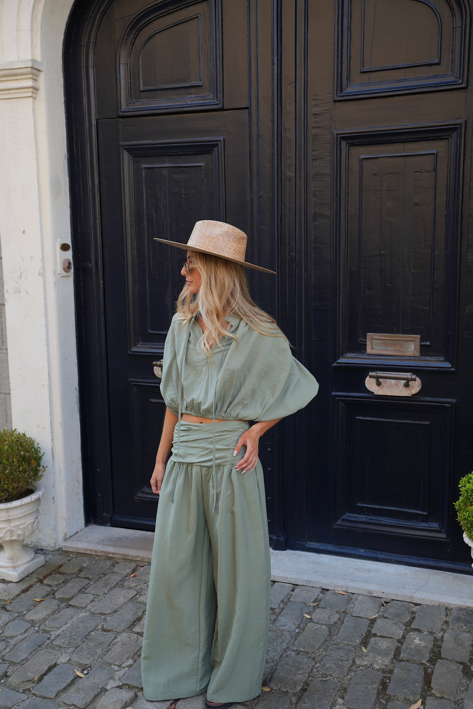 Pantalon Droit Maiane - Kaki