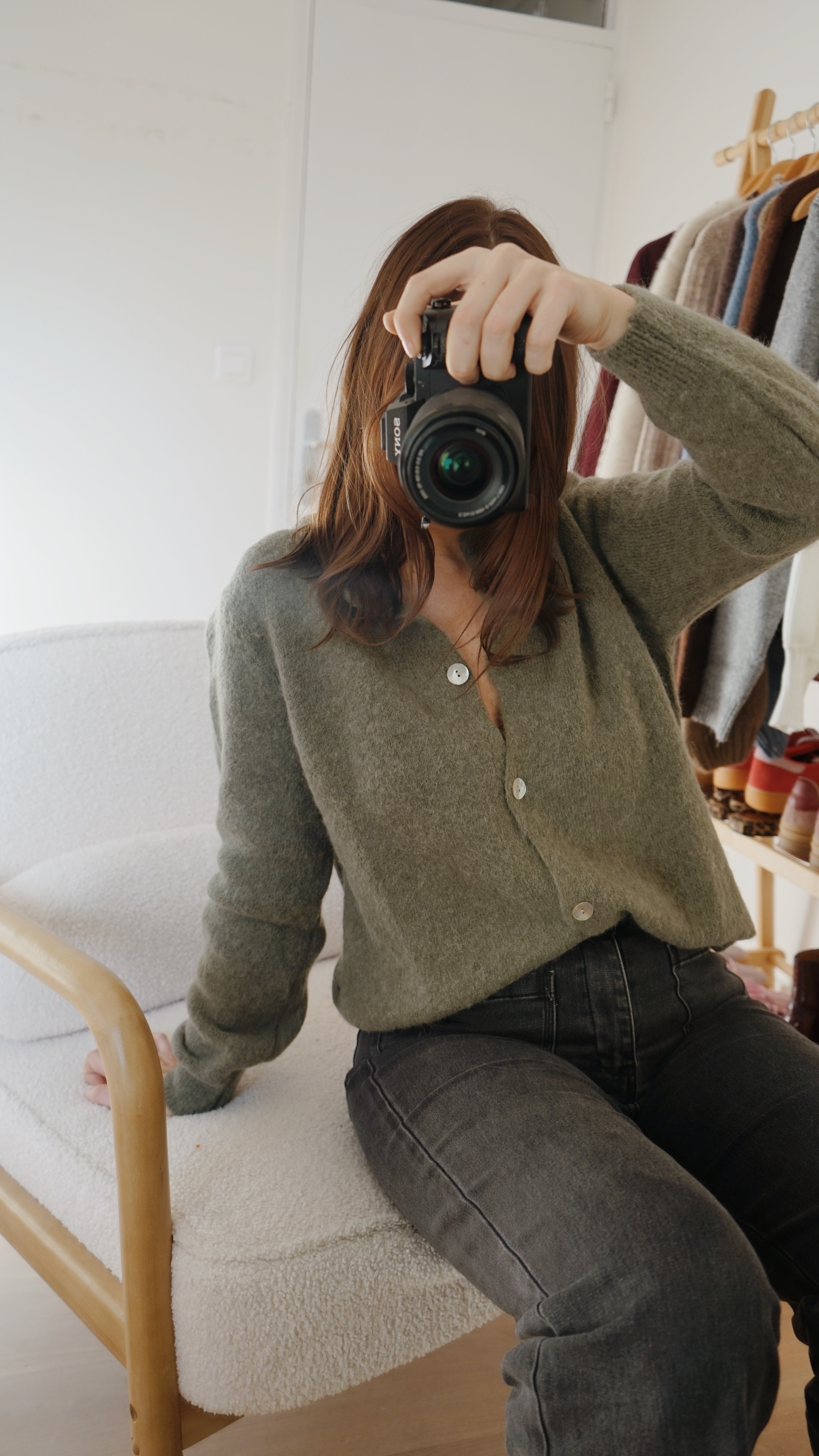 Maille En Laine Léonie Olive