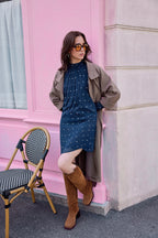 ROBE ROMINA SPADES BLEU