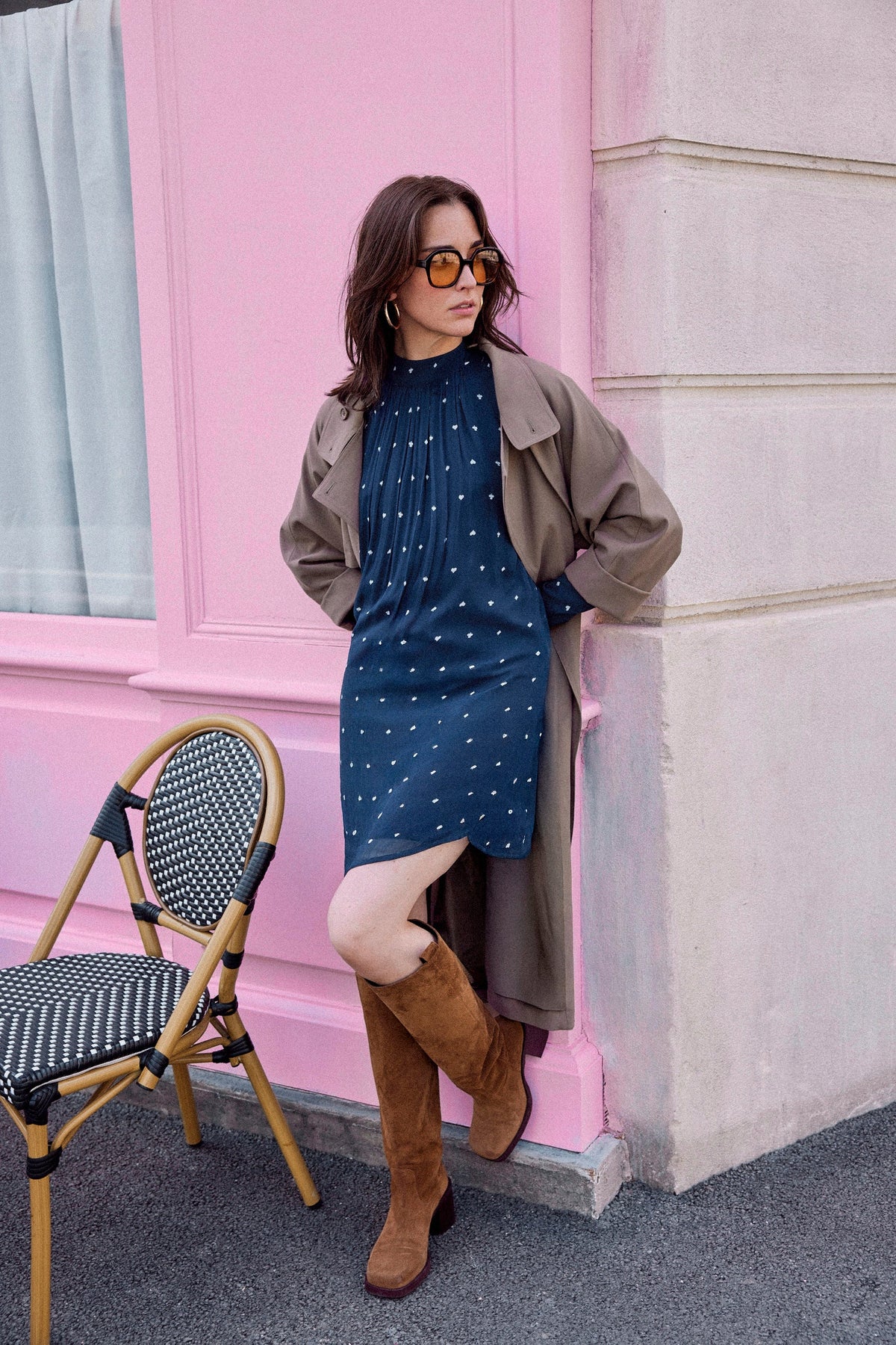 ROBE ROMINA SPADES BLEU