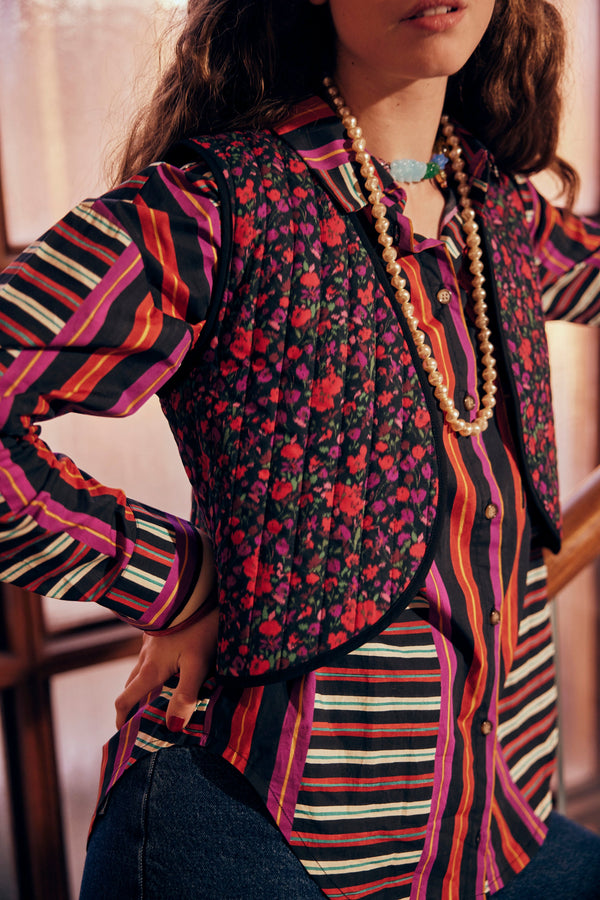 Vest Ravel - Fleurs Ikat