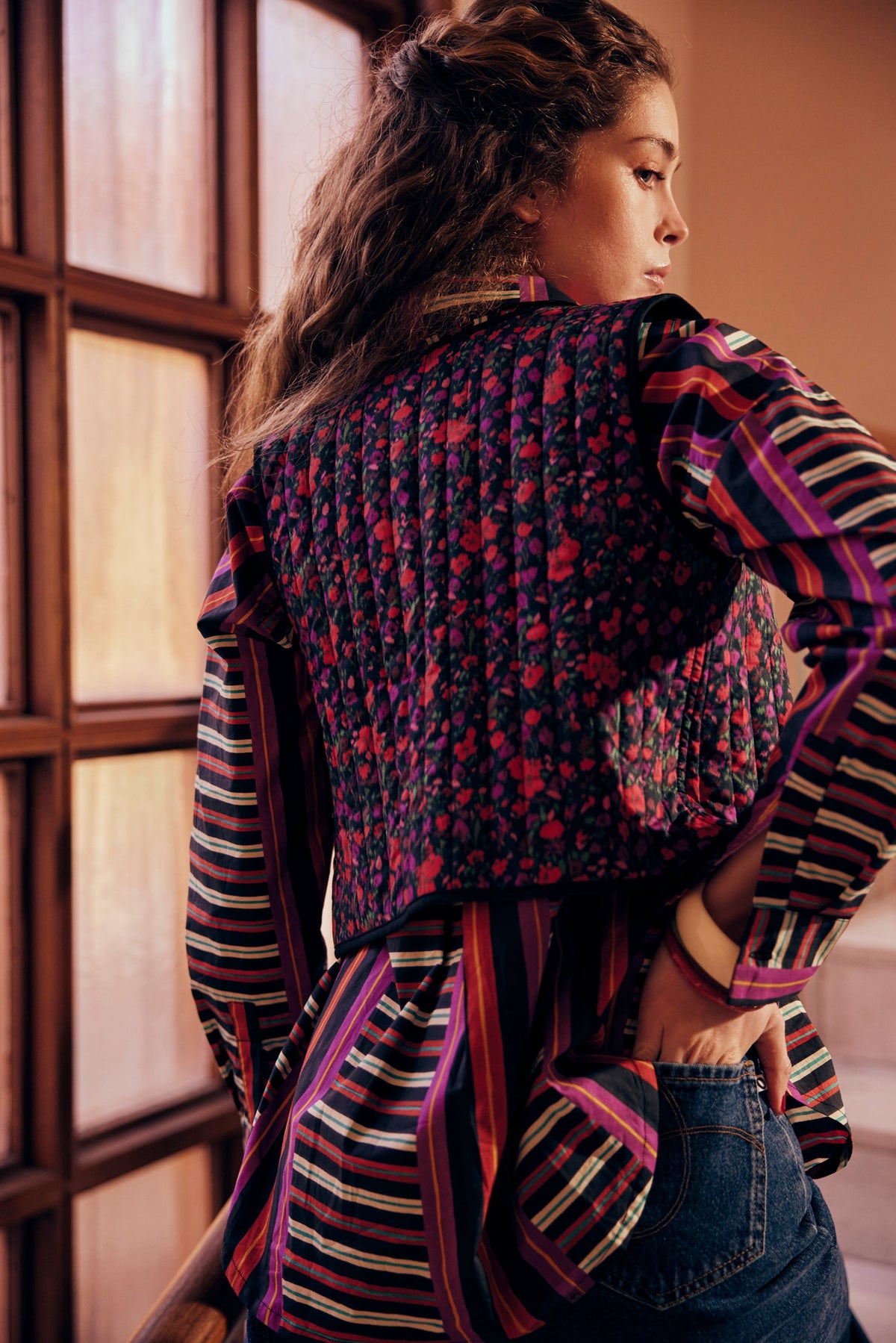 Vest Ravel - Fleurs Ikat