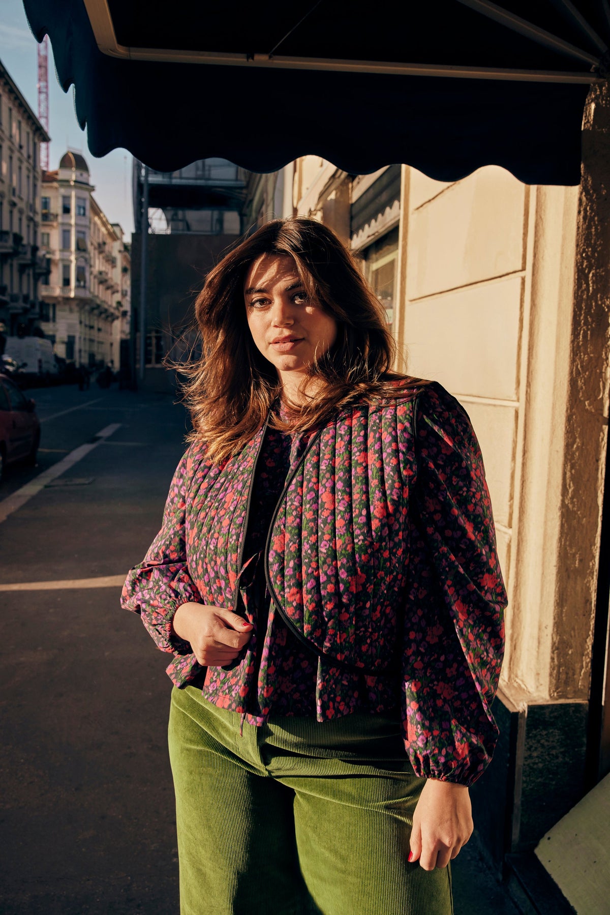 Vest Ravel - Fleurs Ikat