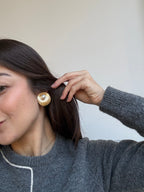 Boucles D’Oreilles Napier Vintage - Coquillage Et Perle