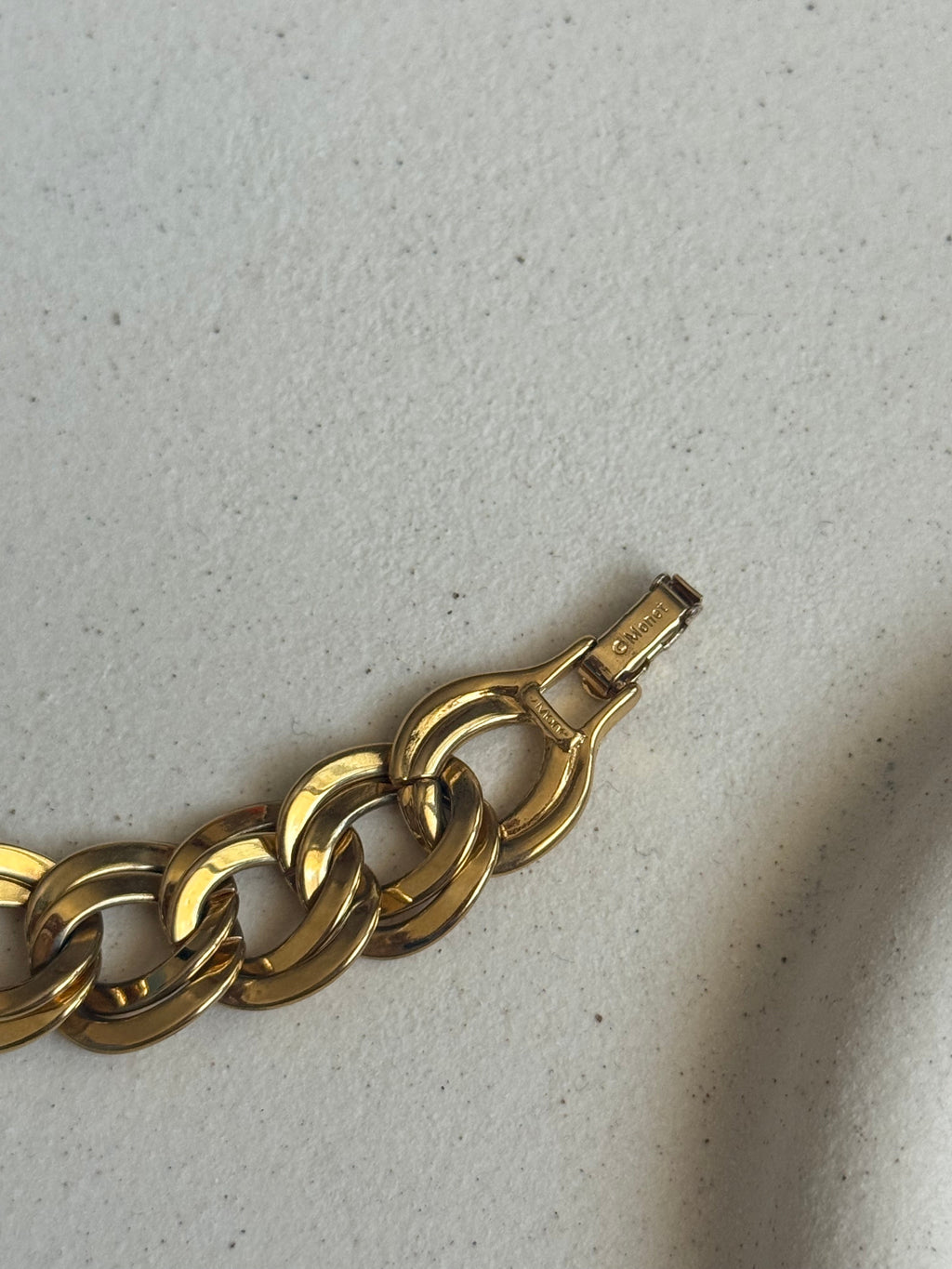 Monet - Pulsera Vintage - Malla Dorada