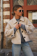Veste Camille Laine Beige