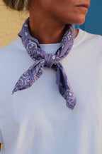 Foulard bandana lavande