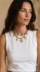 Collier Angela - Bleu