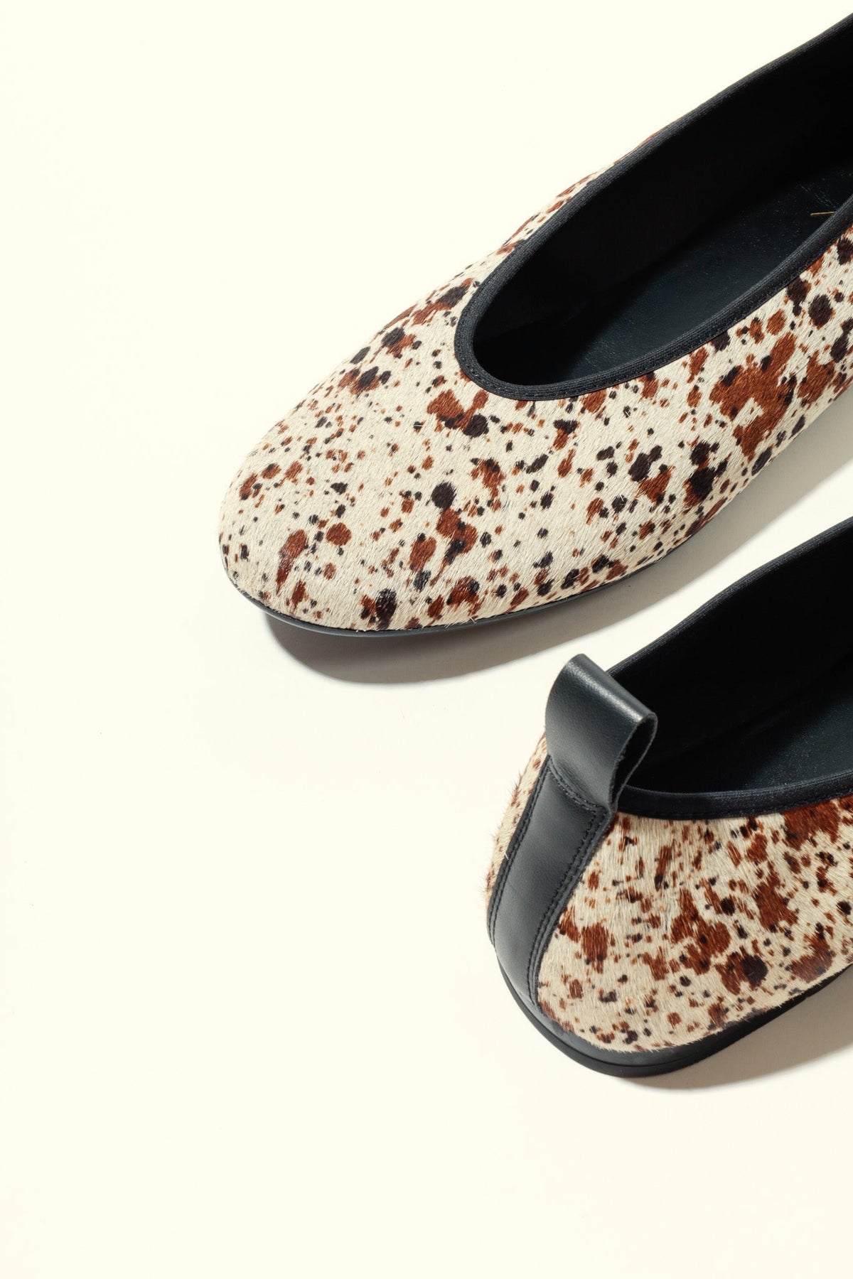 Sonia Ballet Flats - Cow Print