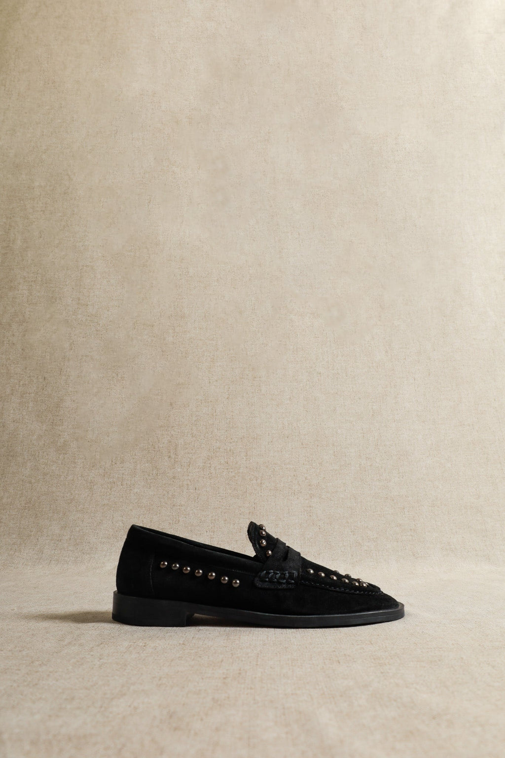 Mocasines Emilia con tachuelas - Negro