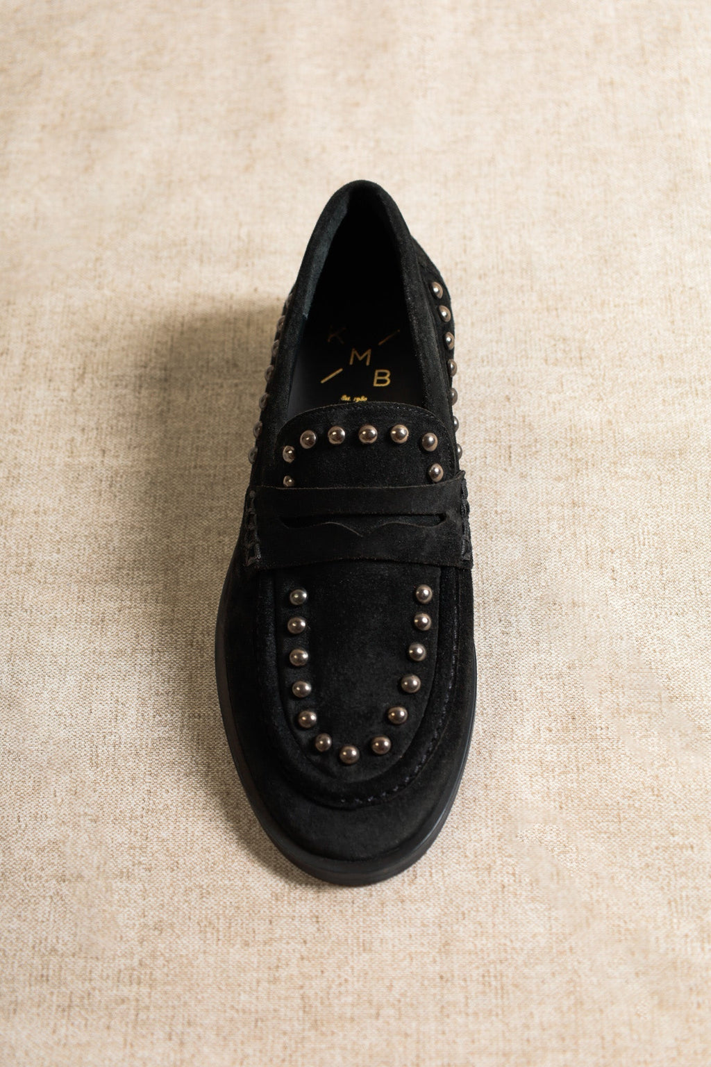 Mocasines Emilia con tachuelas - Negro