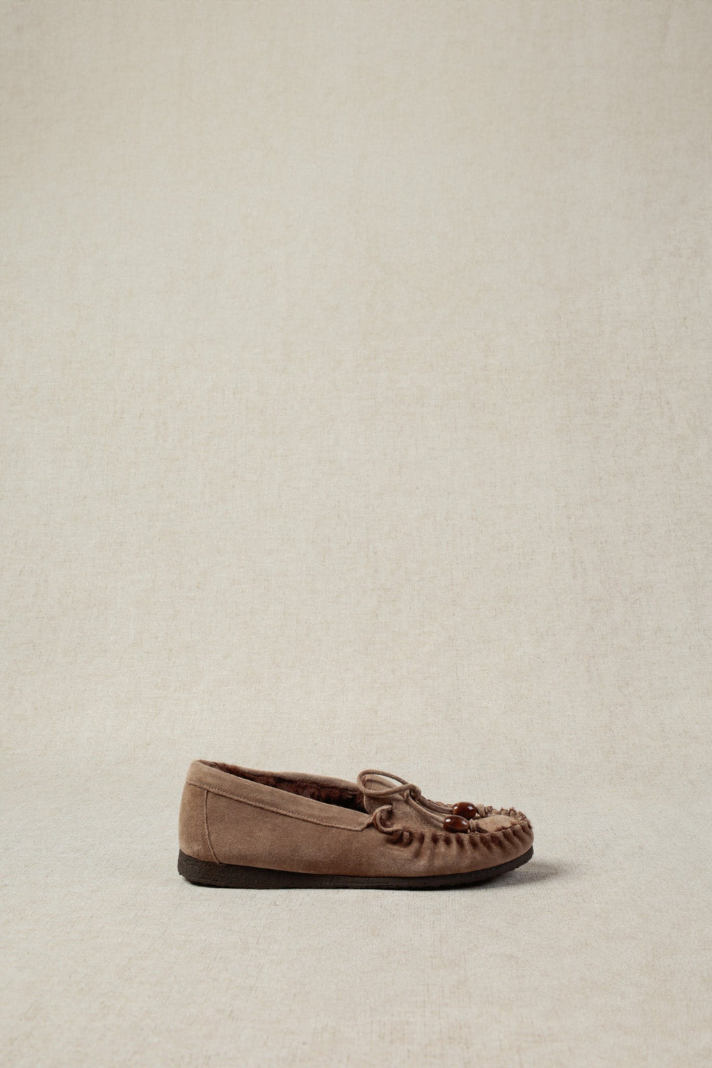 Mocassins Binita Beads - Taupe